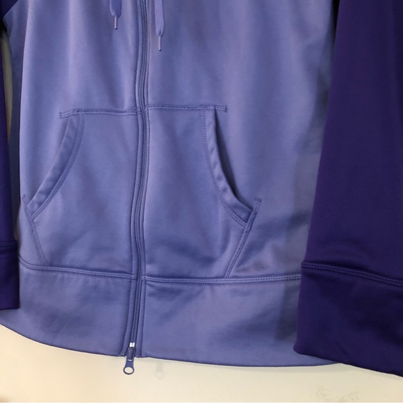 Danskin Now Purple Zip Up Hooded Jacket - Size Small - Picture 4 of 12